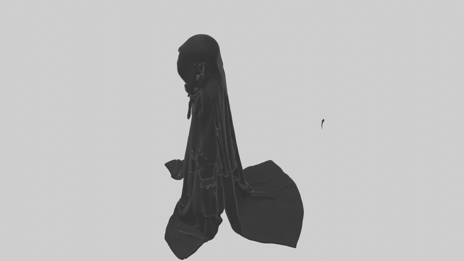 Darkfigure Model 1 Low-poly 3D model_11