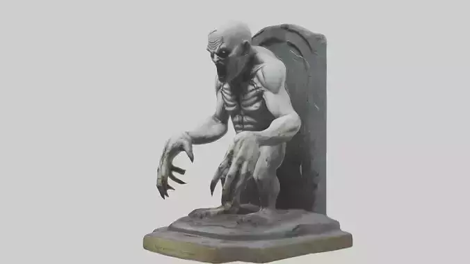 Cursedstatue Model 1 Low-poly 3D model