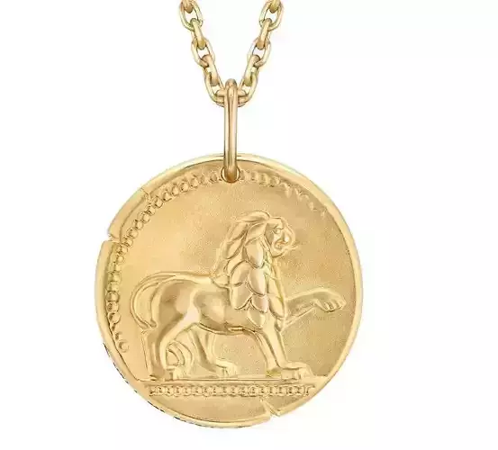 Zodiaque medal Leonis  leo 3D print model