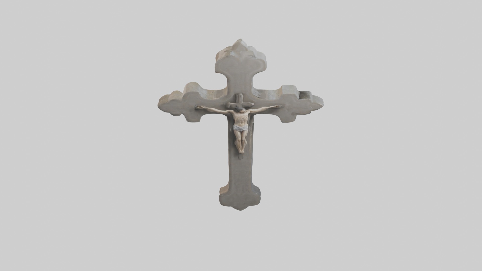 Cross Model 1 Low-poly 3D model_12