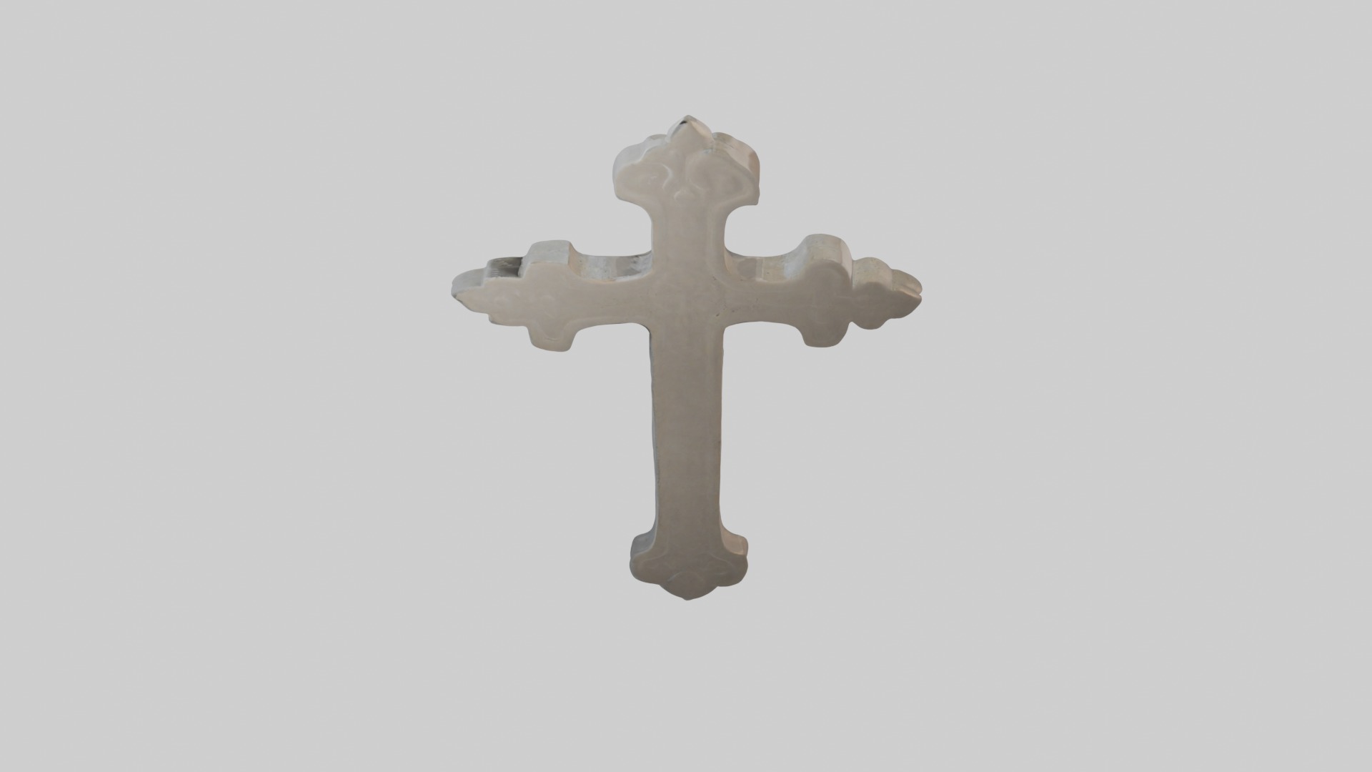 Cross Model 1 Low-poly 3D model_11