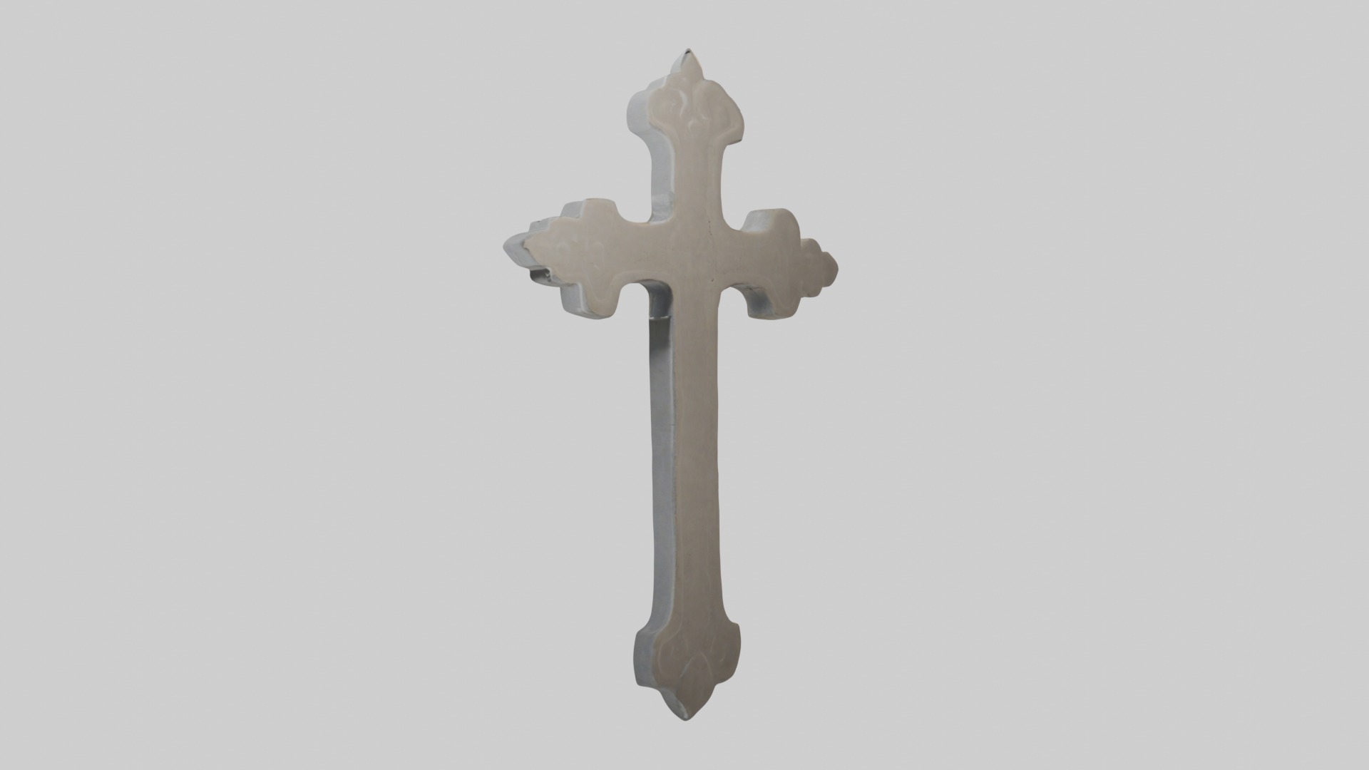 Cross Model 1 Low-poly 3D model_4