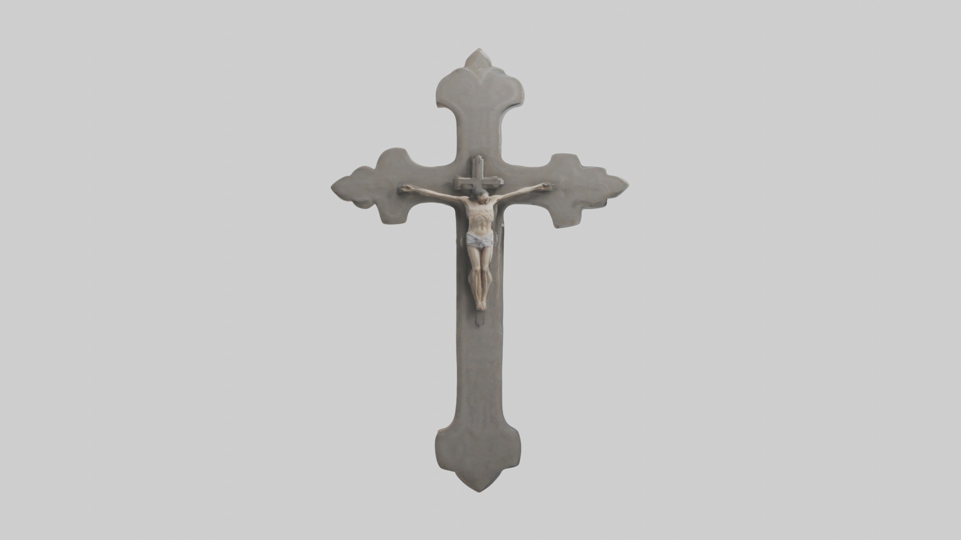 Cross Model 1 Low-poly 3D model_7