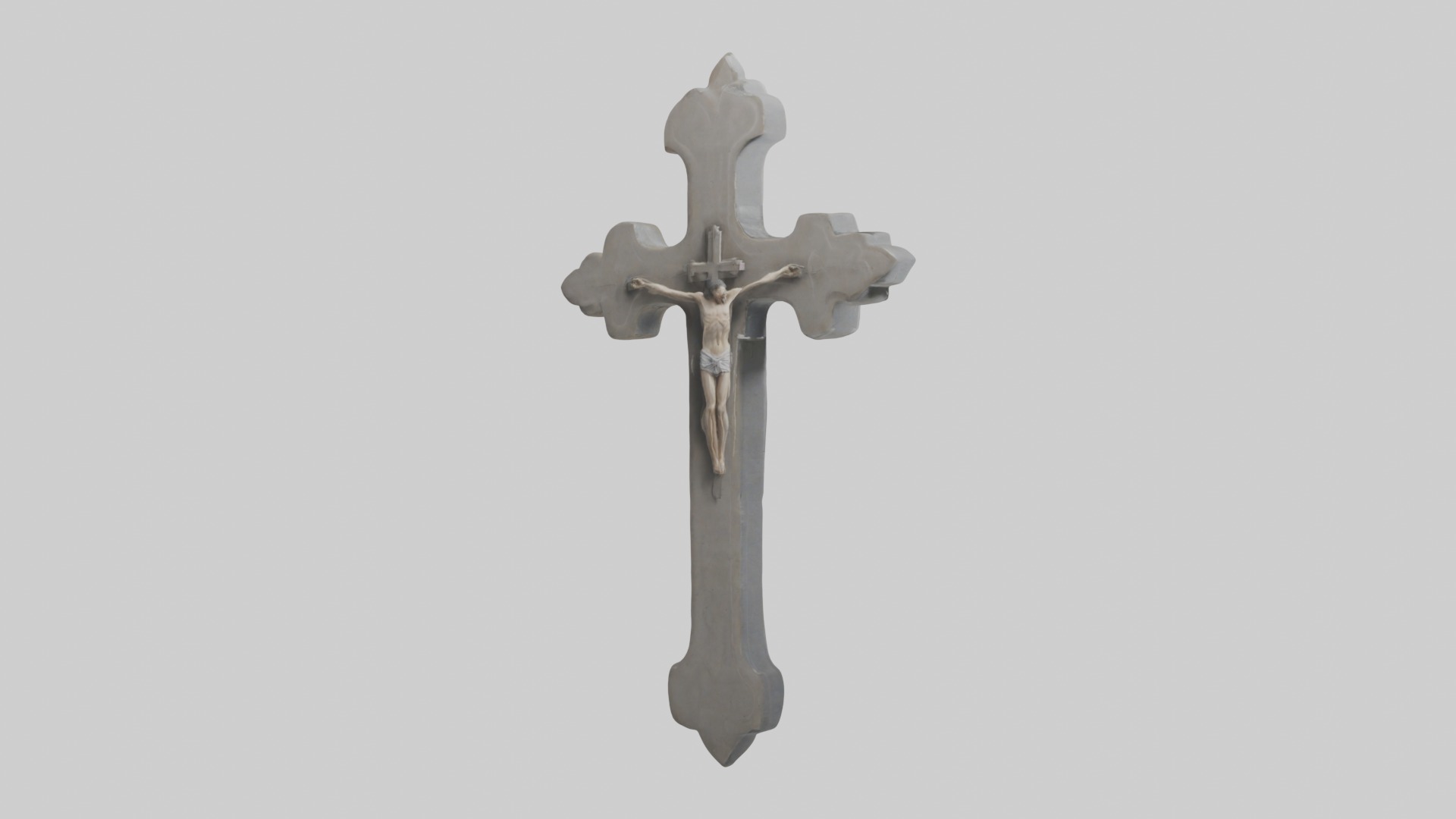Cross Model 1 Low-poly 3D model_5