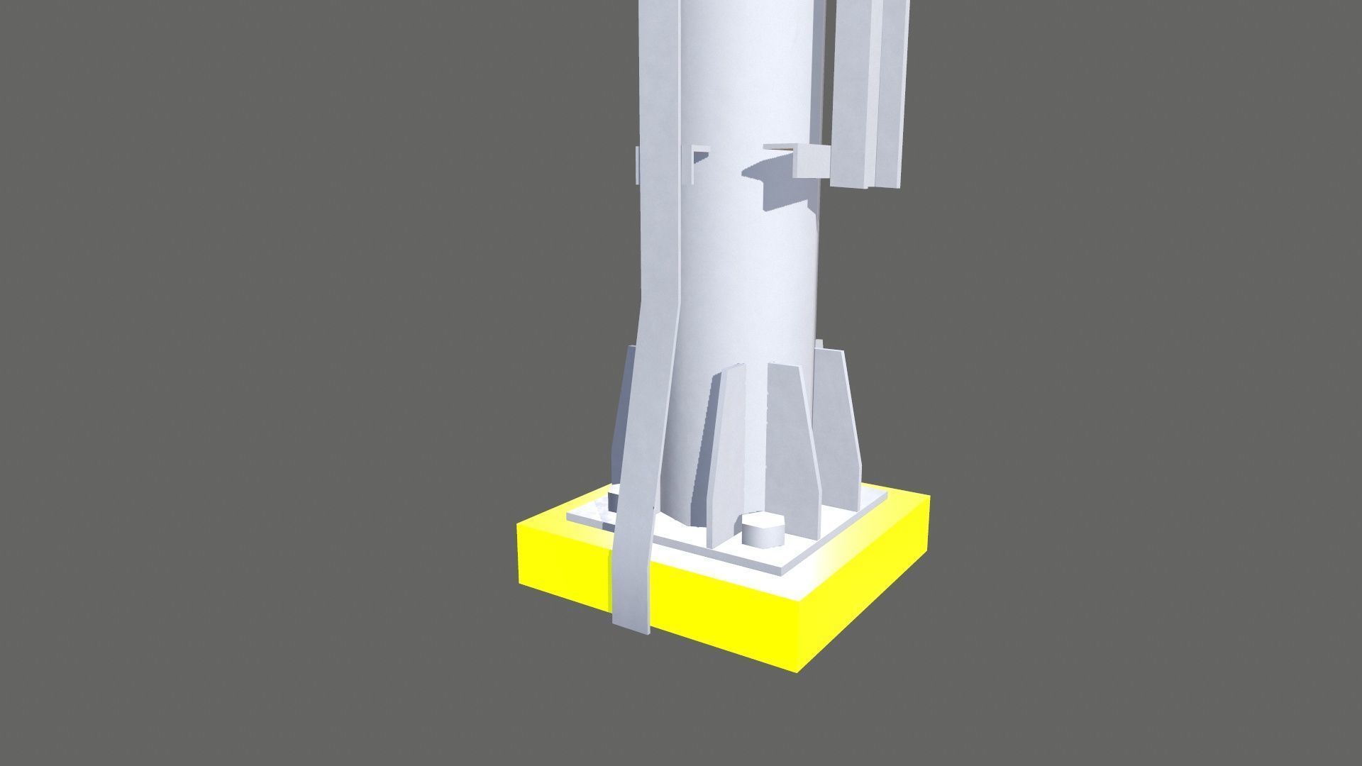 Pole RH Transform Low-poly 3D model_7