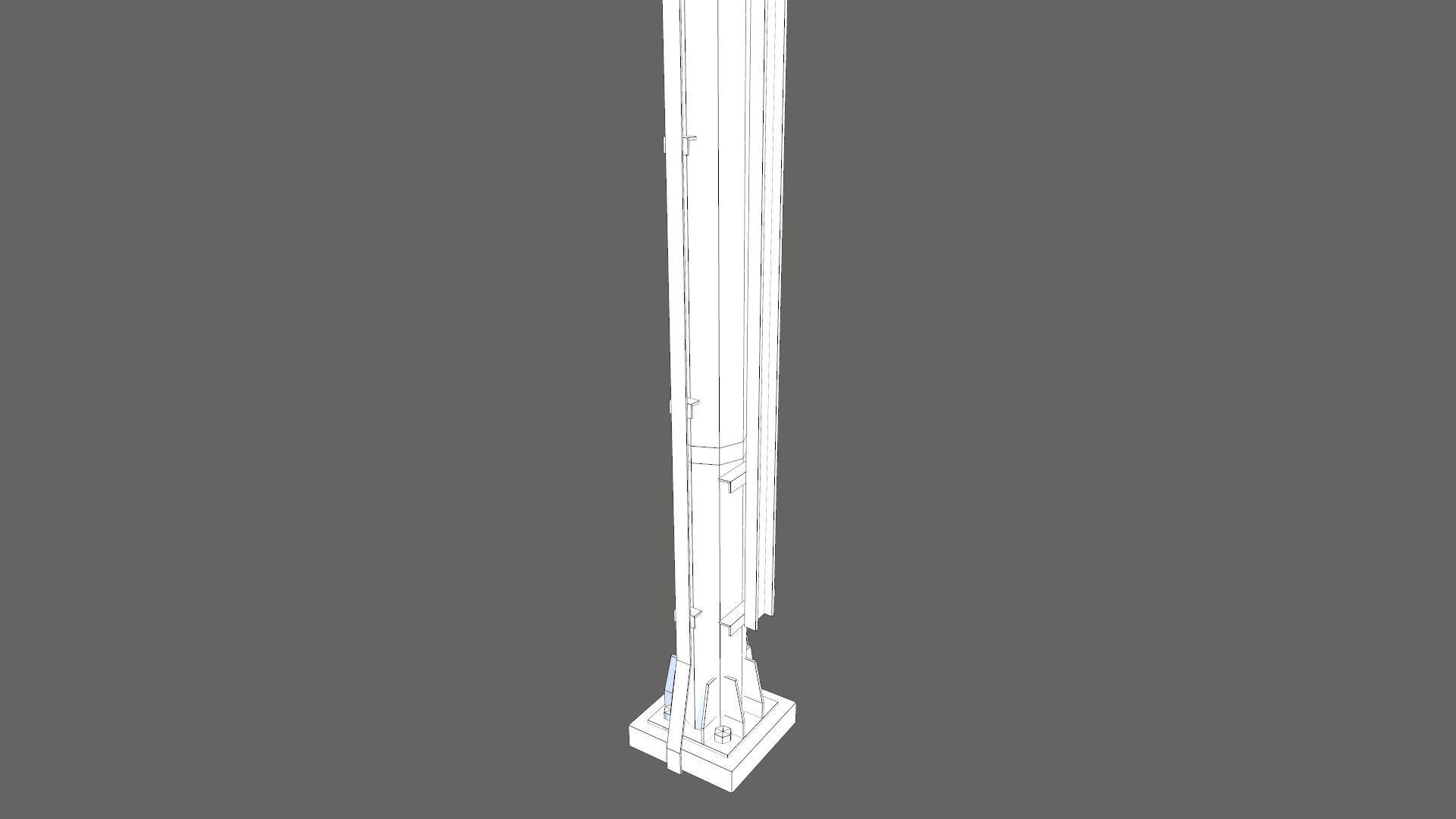 Pole RH Transform Low-poly 3D model_11