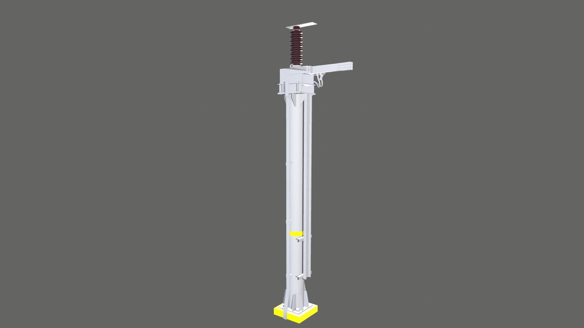 Pole RH Transform Low-poly 3D model_2