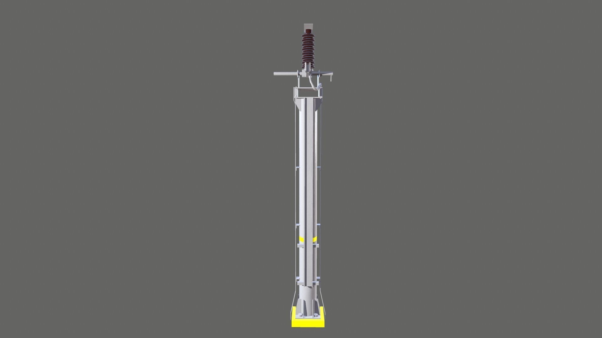 Pole RH Transform Low-poly 3D model_3