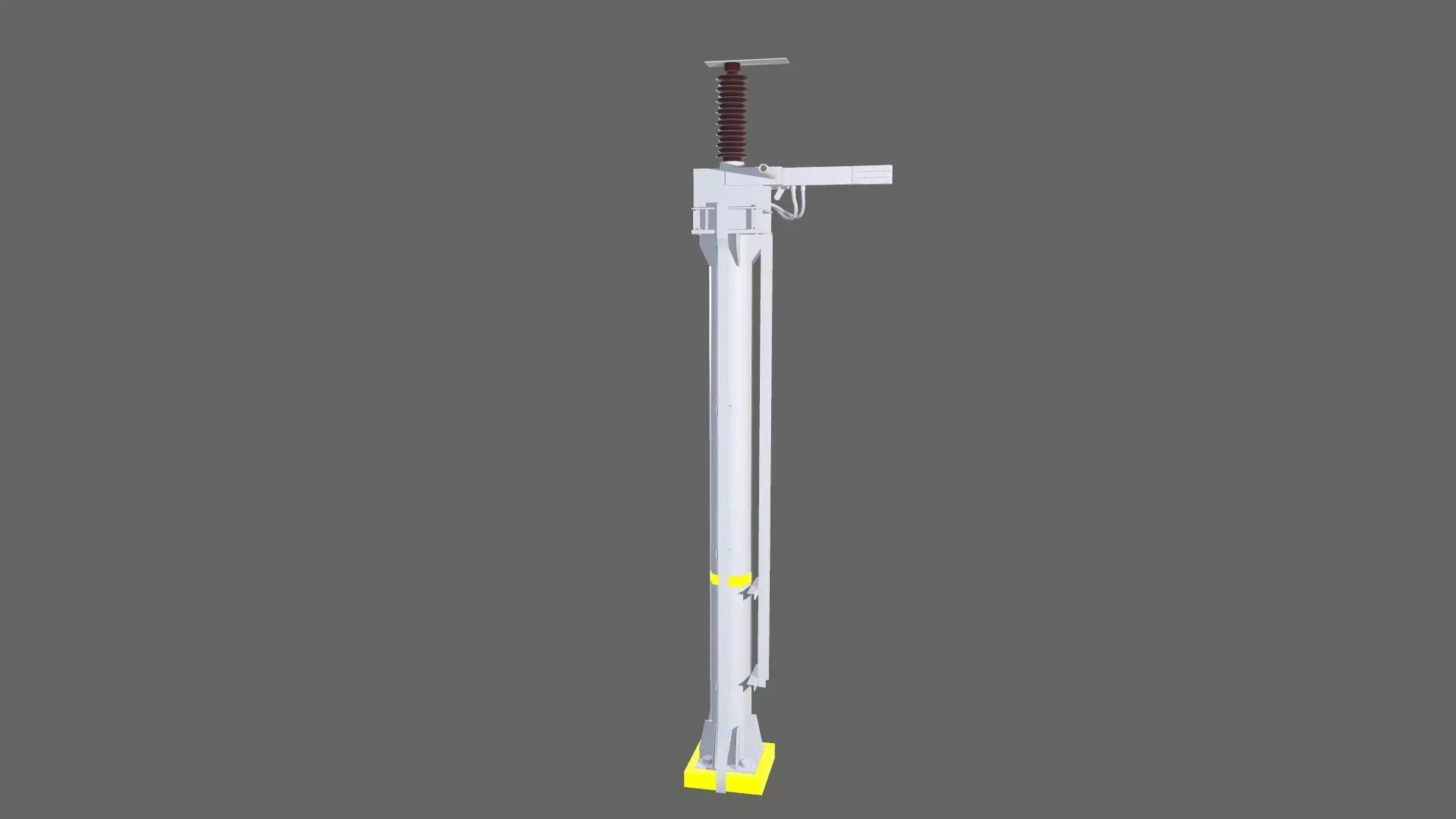 Pole RH Transform Low-poly 3D model_0