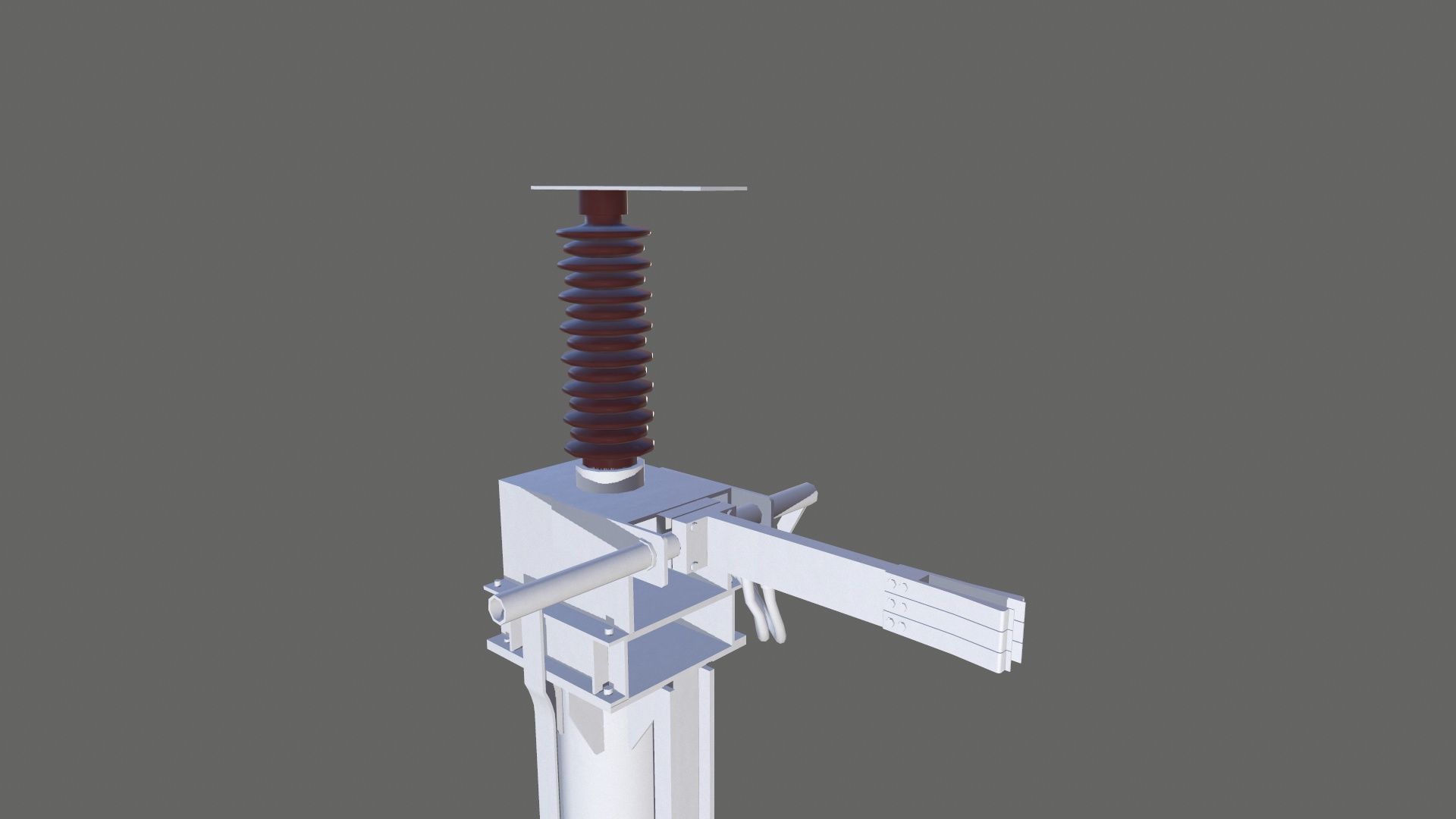 Pole RH Transform Low-poly 3D model_4