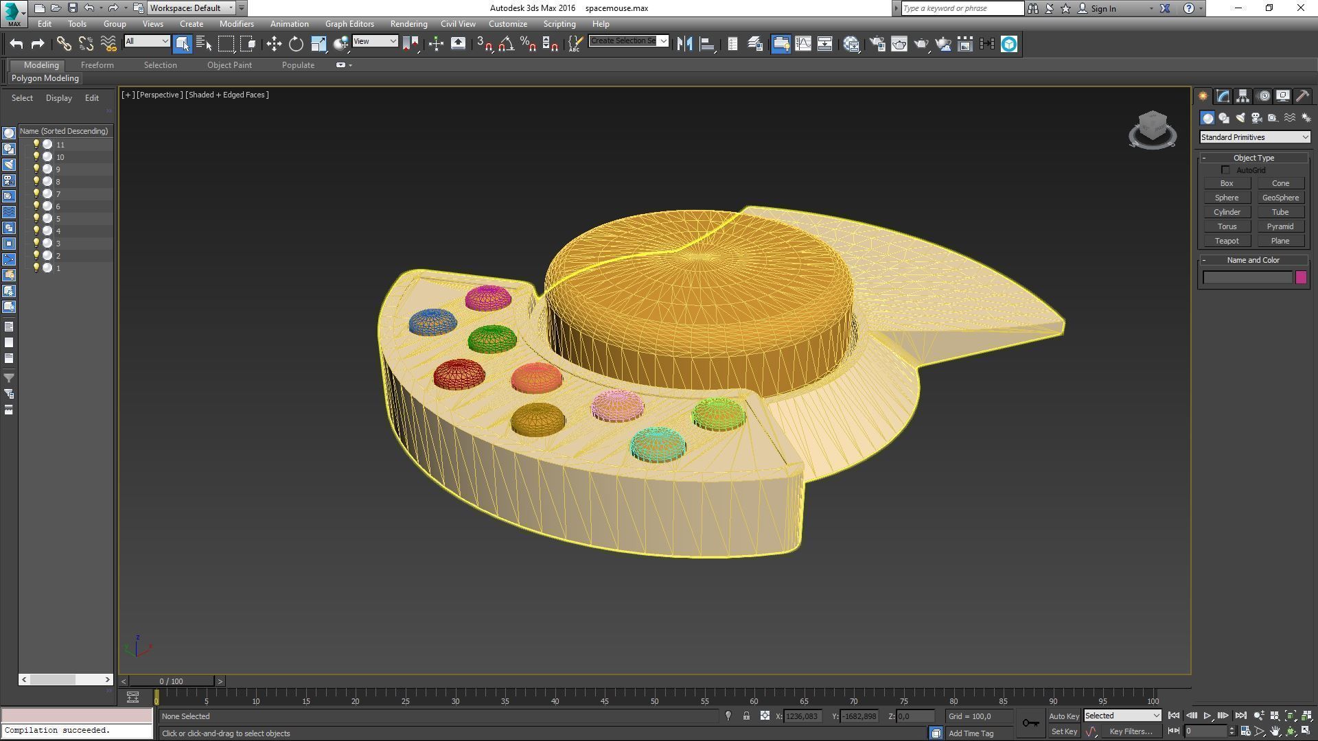 Spacemouse 3D model_5