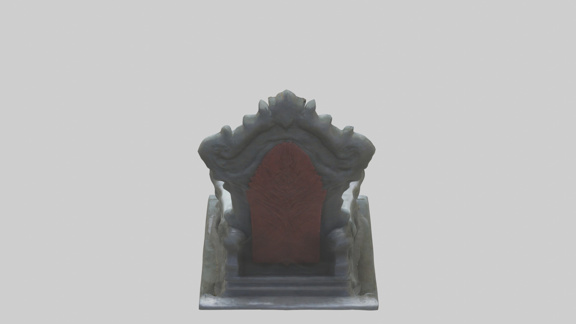 Cool Throne Model 2 PCS Low-poly 3D model_19
