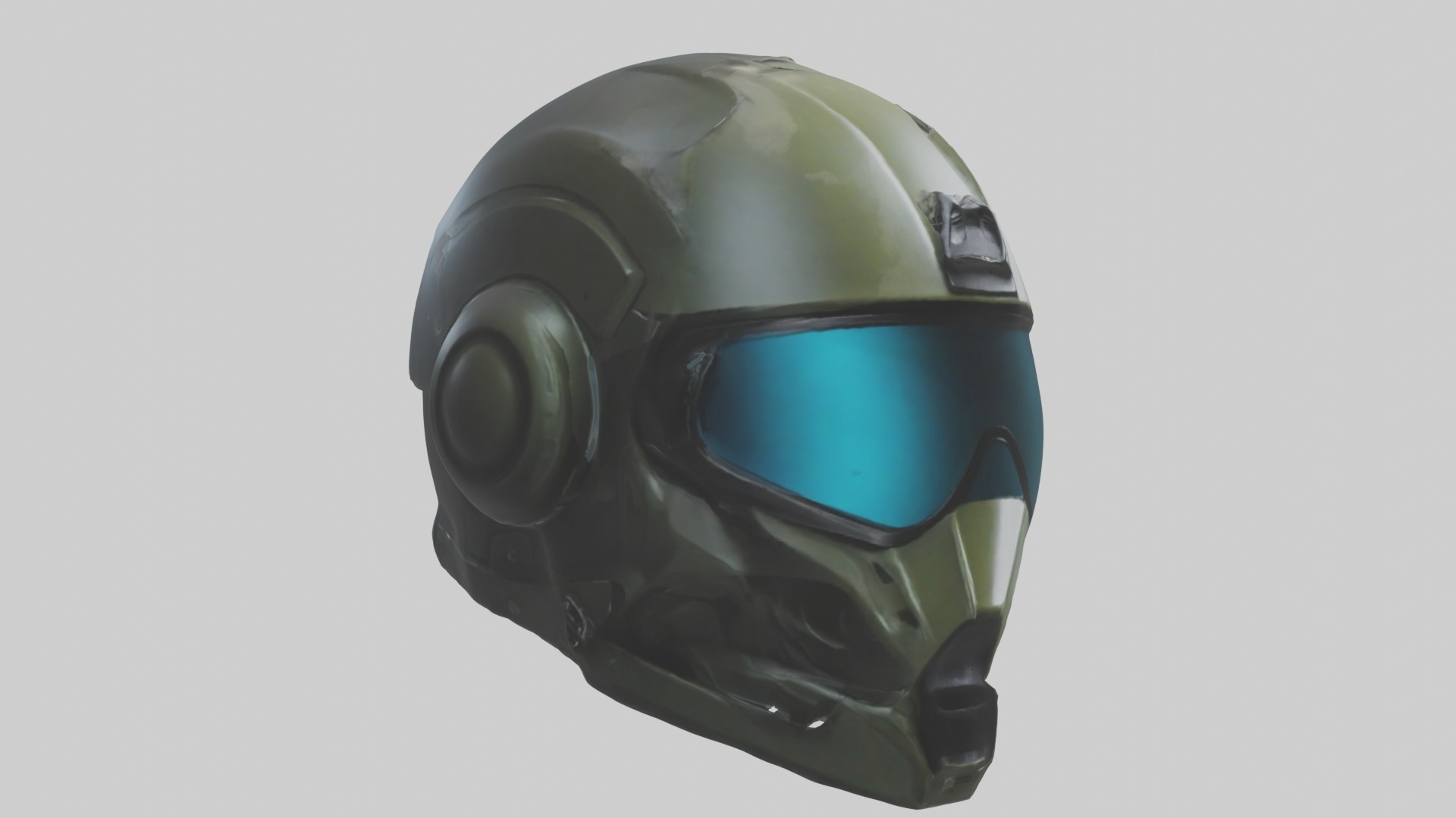 Cool Helmet Model 1 Low-poly 3D model_5