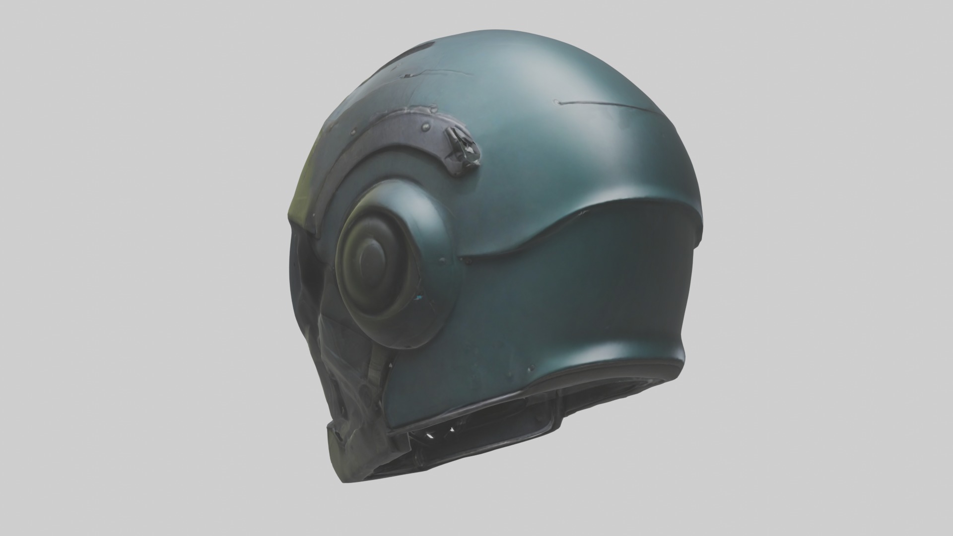 Cool Helmet Model 1 Low-poly 3D model_1