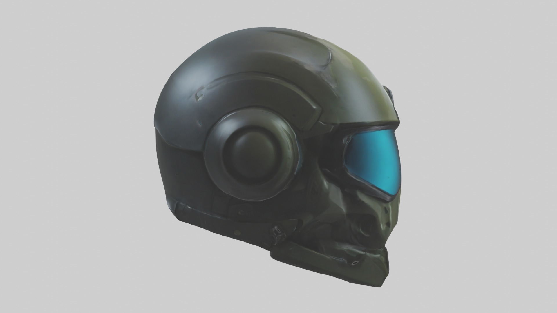 Cool Helmet Model 1 Low-poly 3D model_7
