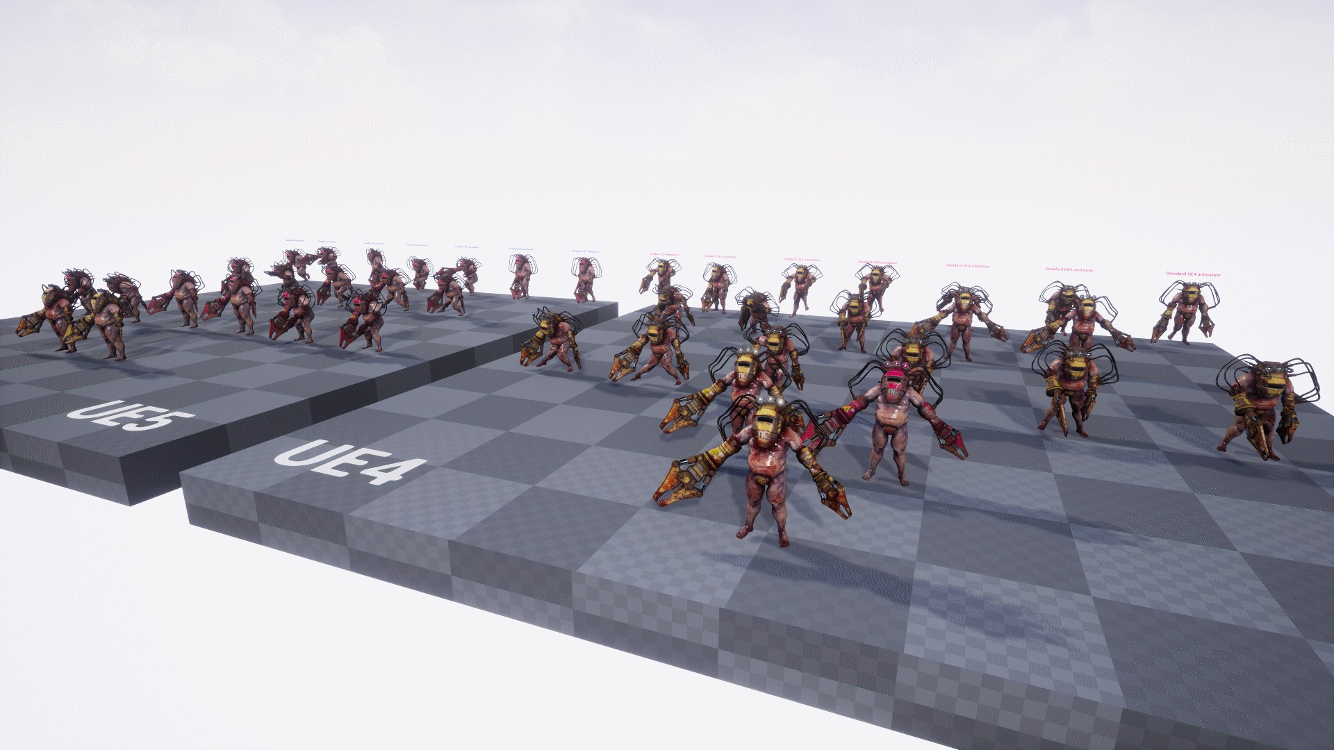 Sci-fi Cyber Victim 6 Low-poly 3D model_24