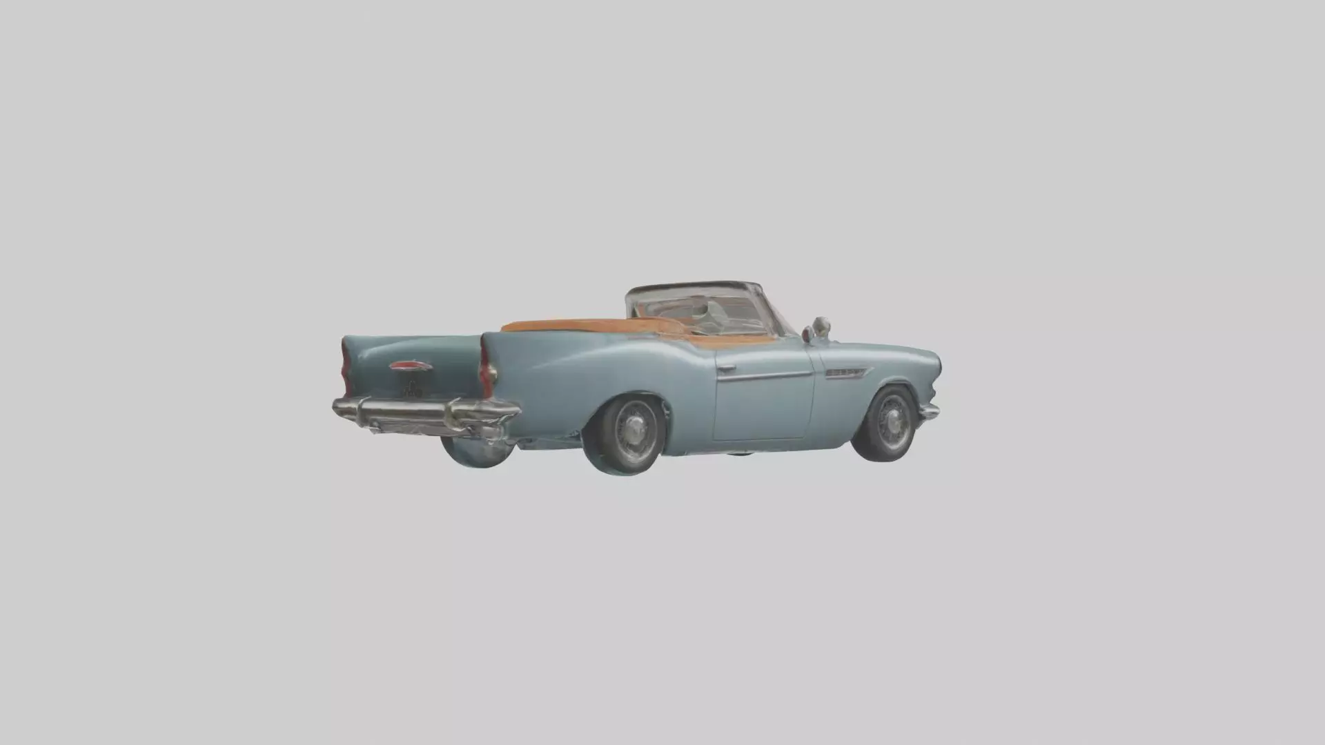 Classic Car Model 1 Low-poly 3D model_0