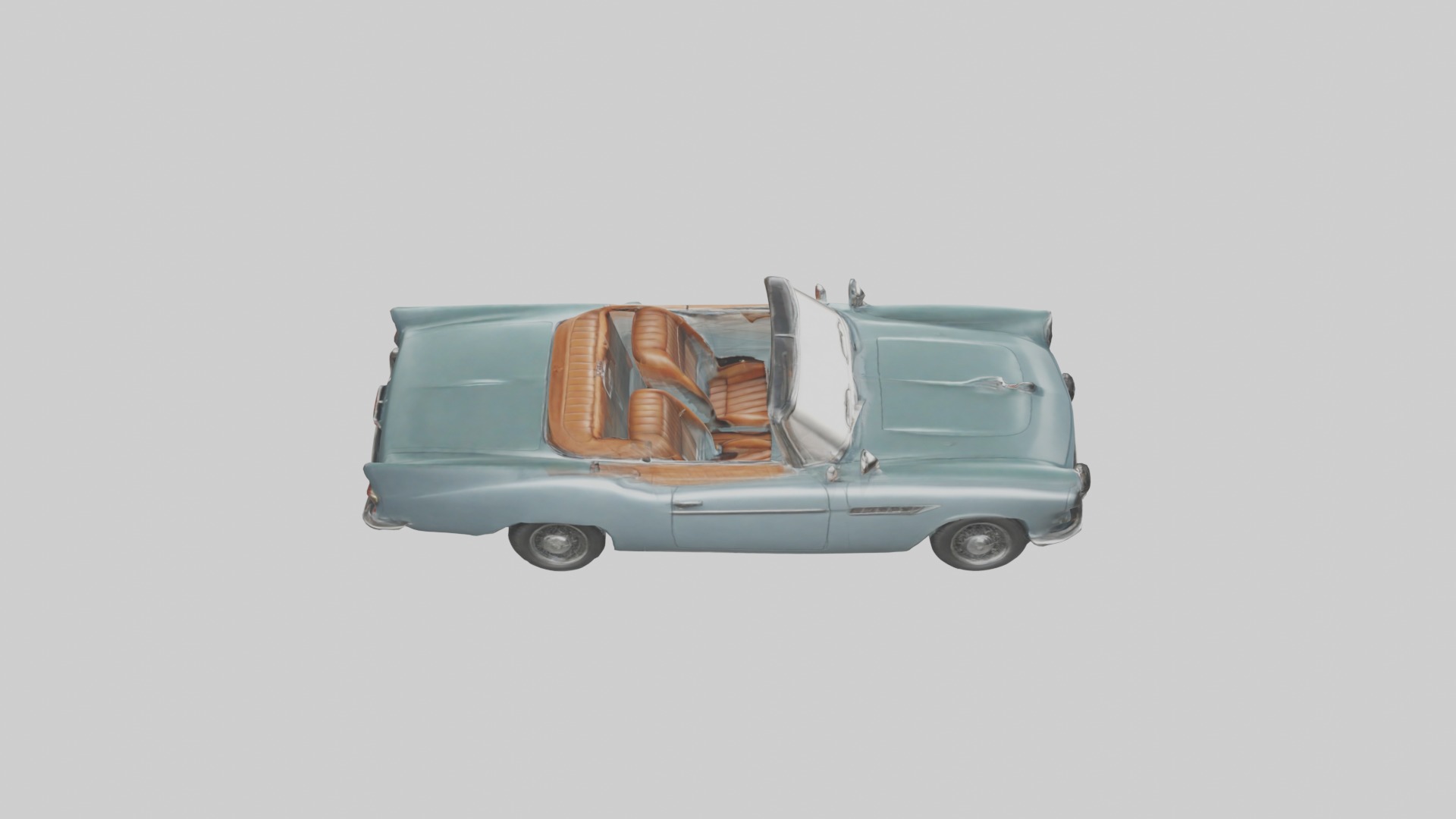 Classic Car Model 1 Low-poly 3D model_12