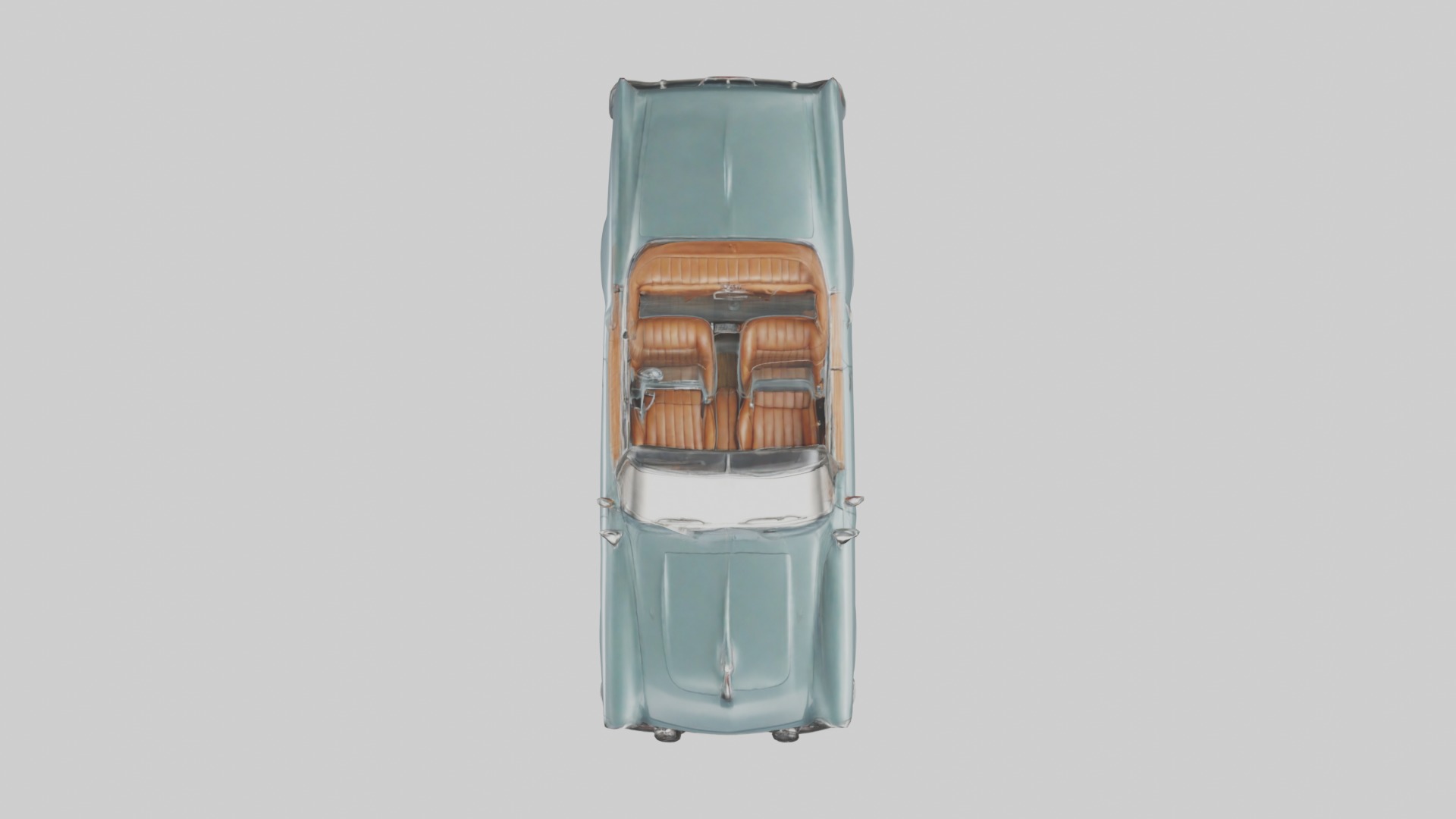 Classic Car Model 1 Low-poly 3D model_8