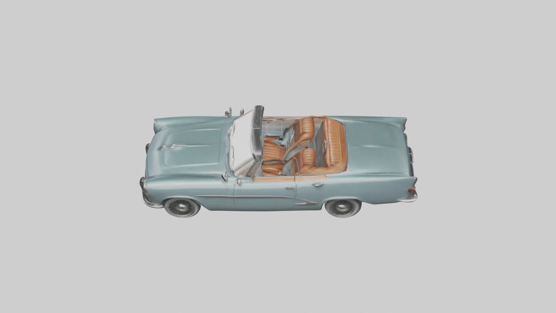 Classic Car Model 1 Low-poly 3D model_11