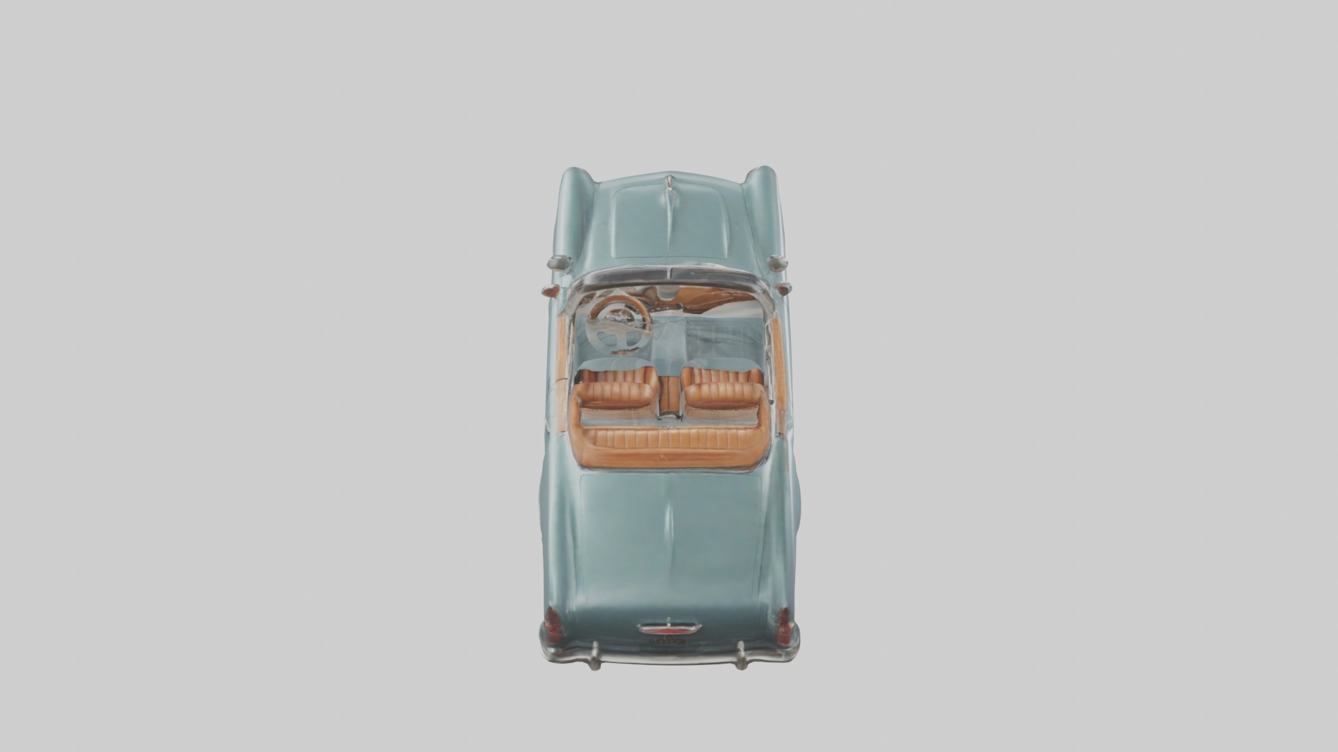 Classic Car Model 1 Low-poly 3D model_9