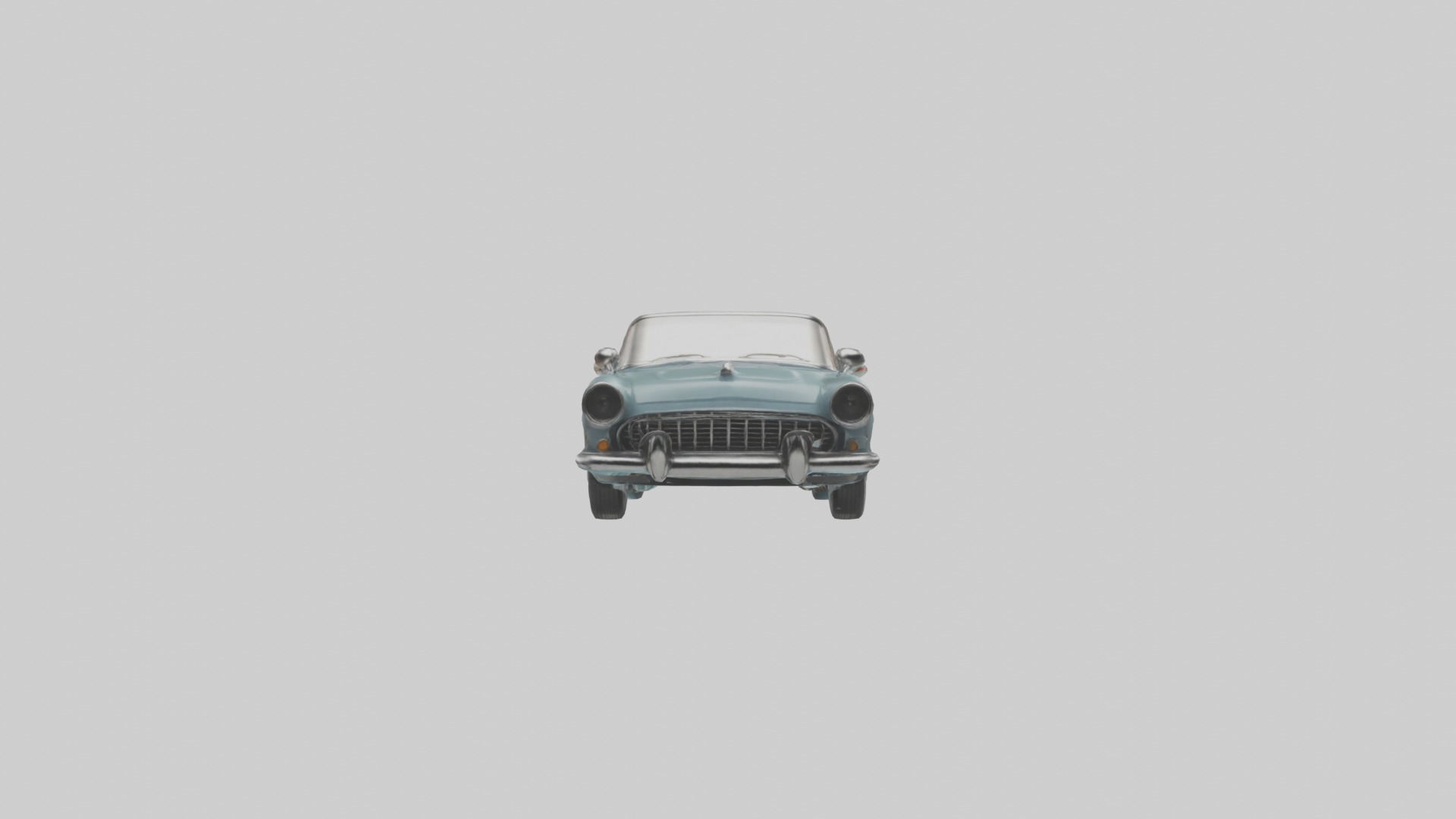 Classic Car Model 1 Low-poly 3D model_3