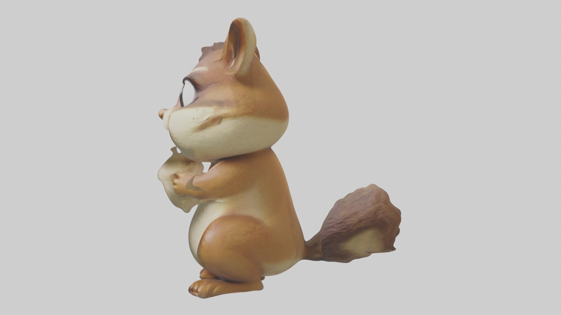 Chipmunk Model 1 Low-poly 3D model_6