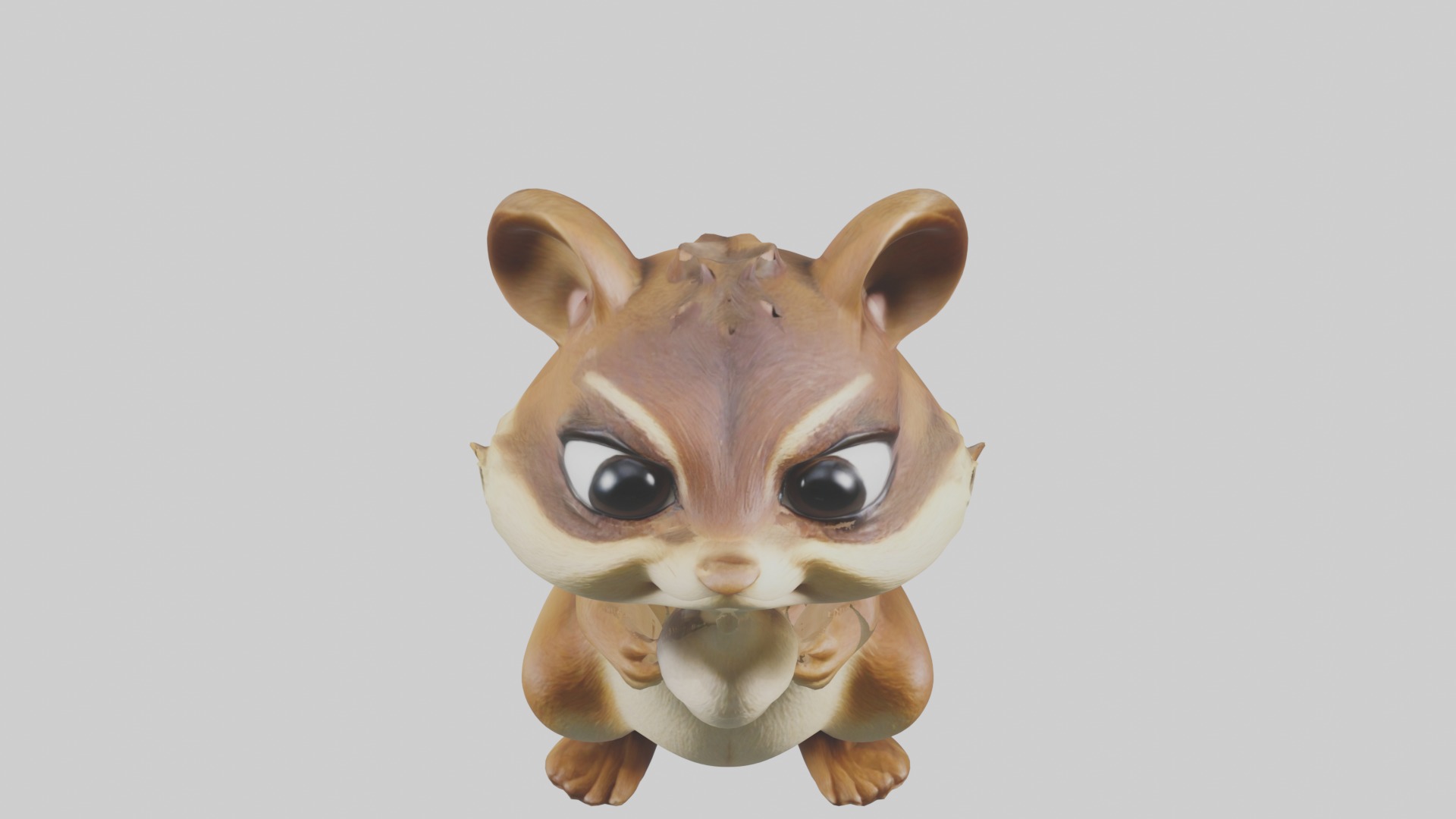 Chipmunk Model 1 Low-poly 3D model_10