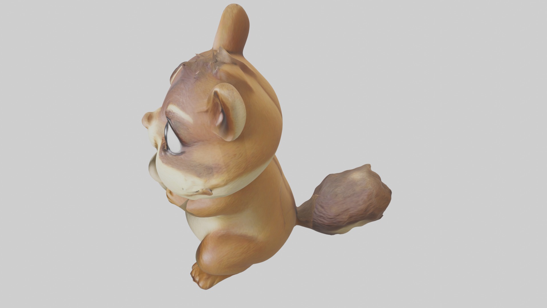 Chipmunk Model 1 Low-poly 3D model_11