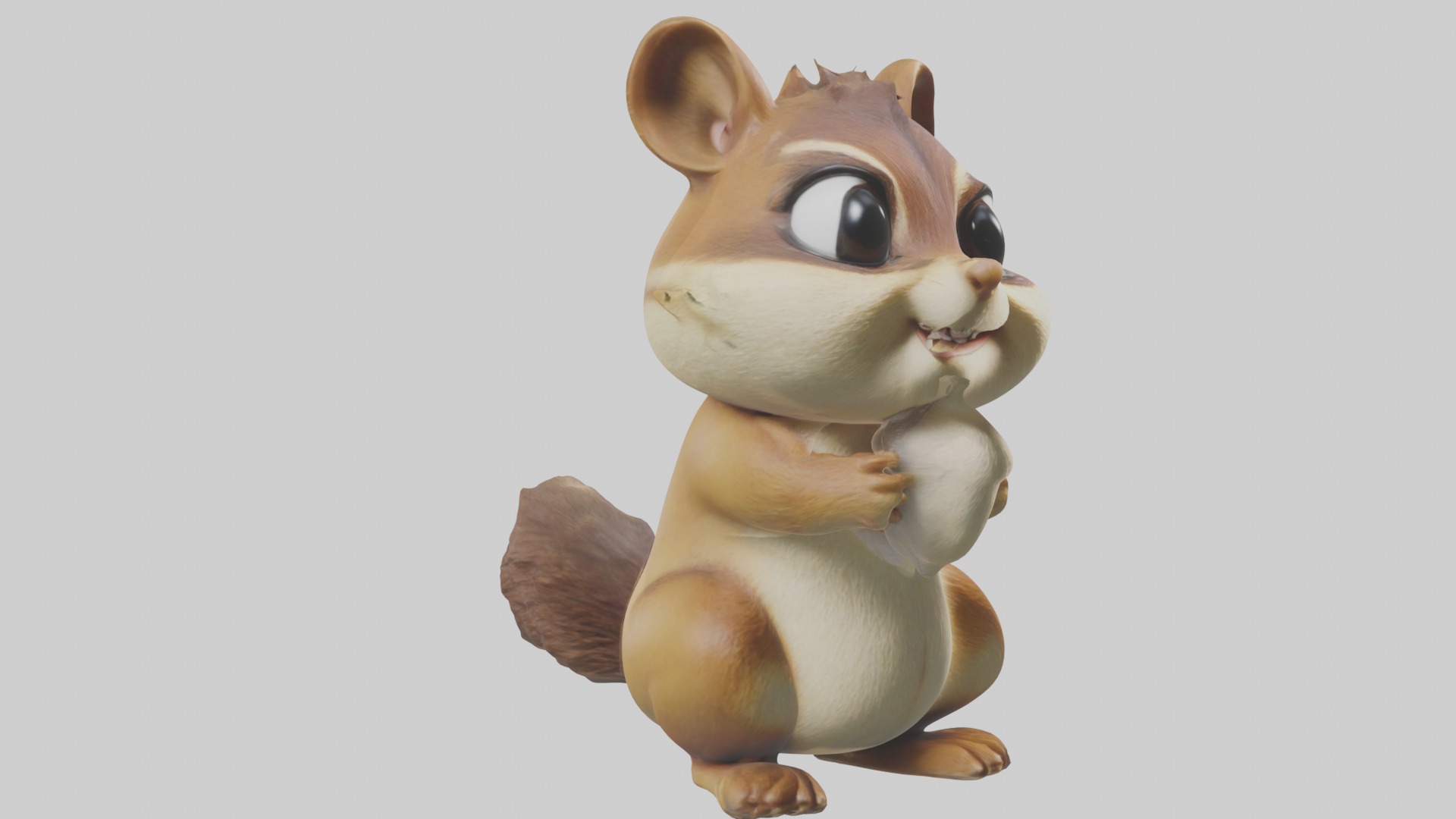 Chipmunk Model 1 Low-poly 3D model_5