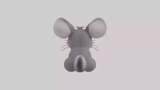 Chinchilla Model 1 Low-poly 3D model