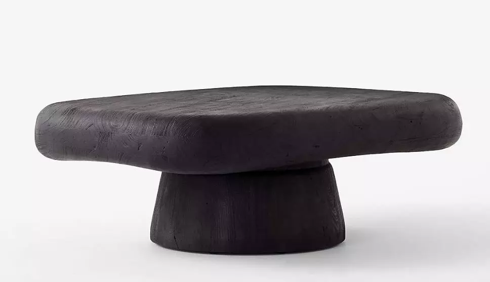 Derrico Black Wood Coffee Table Free 3D model