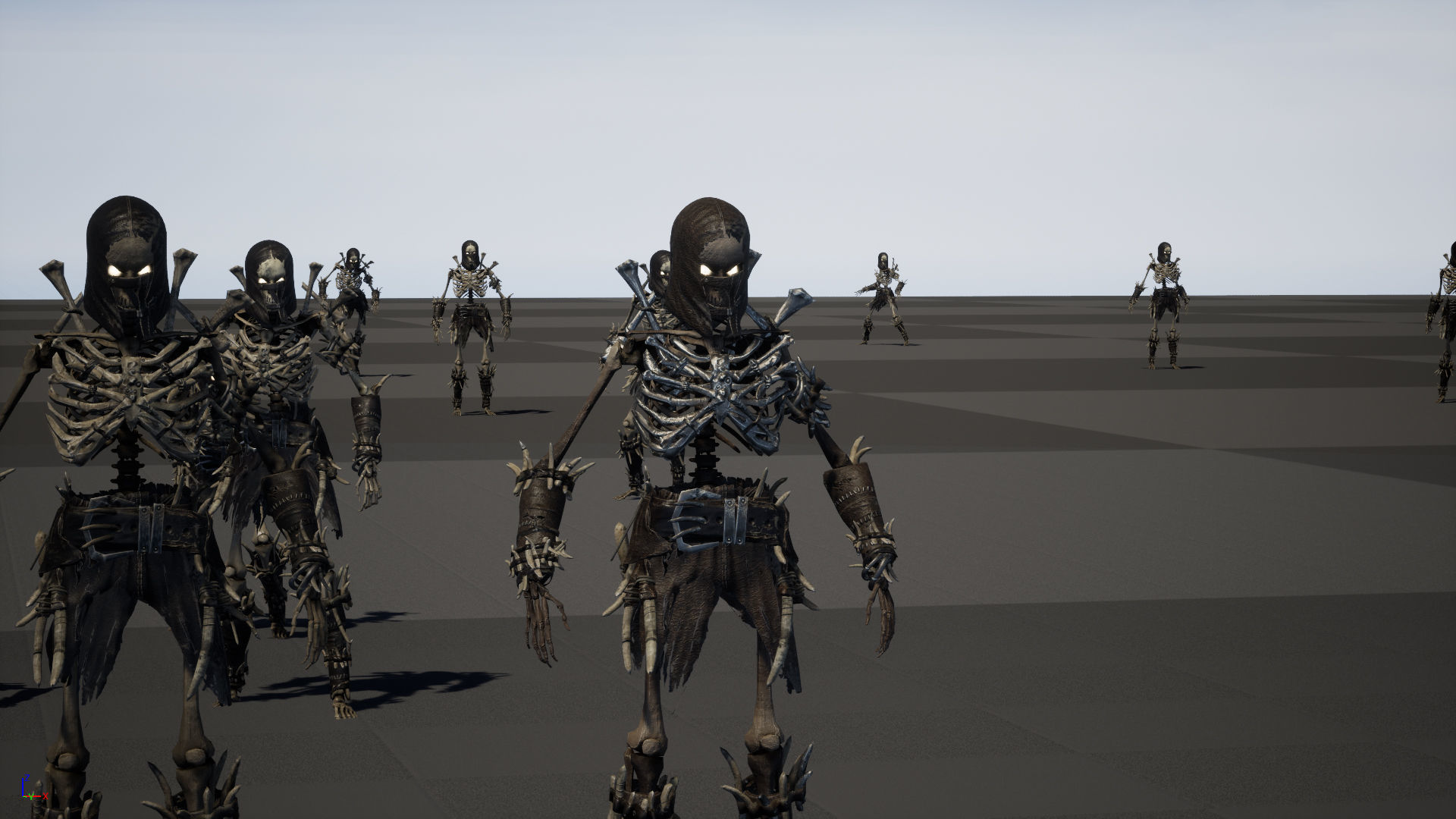 Skeleton5  Low-poly 3D model_27