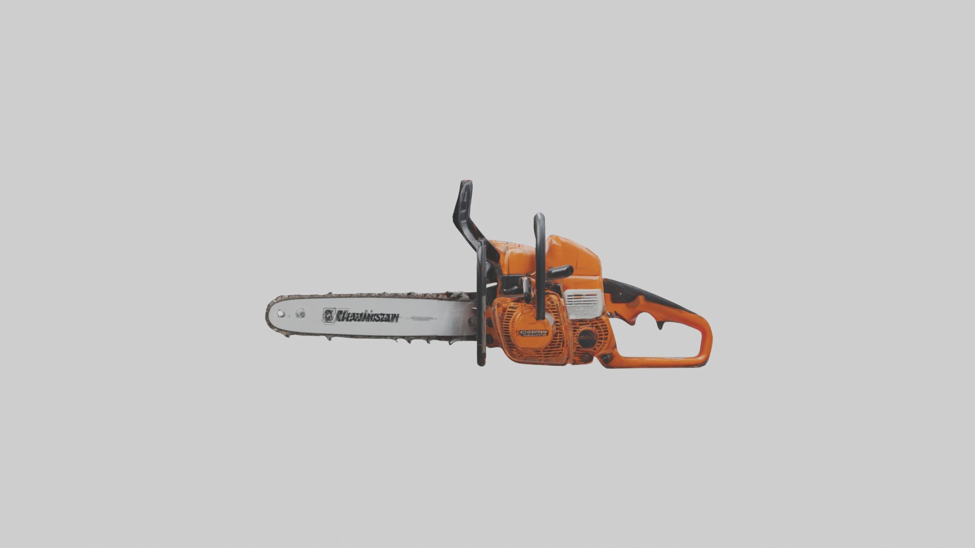 Chainsaw Model 1 Low-poly 3D model_7