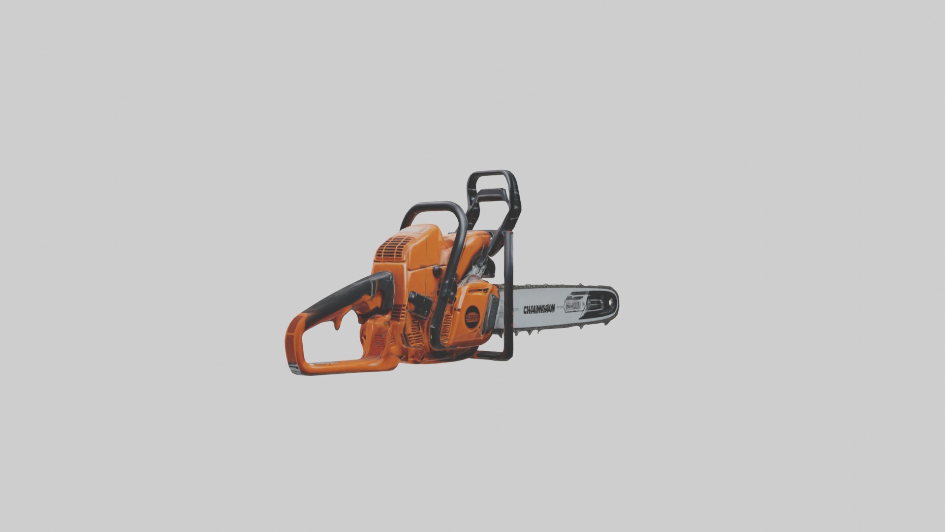 Chainsaw Model 1 Low-poly 3D model_4