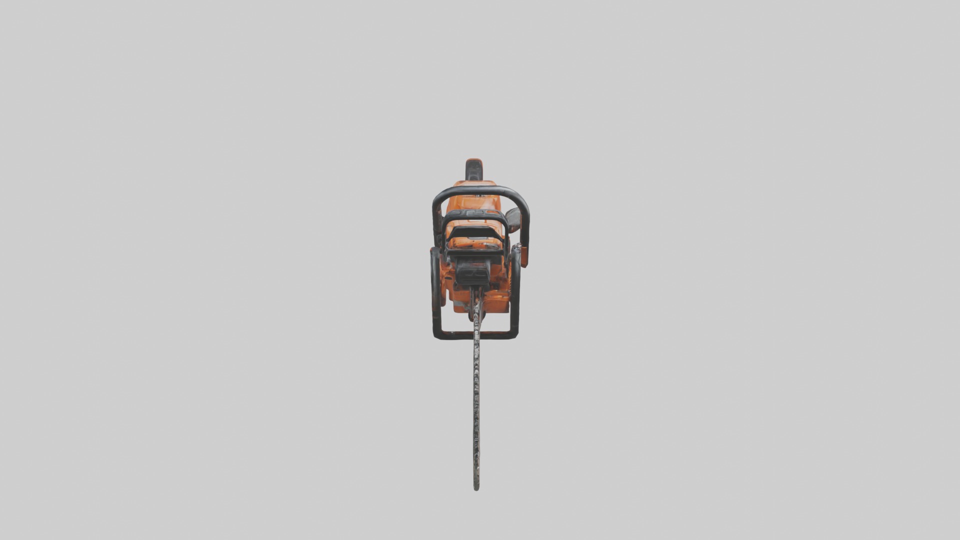 Chainsaw Model 1 Low-poly 3D model_9