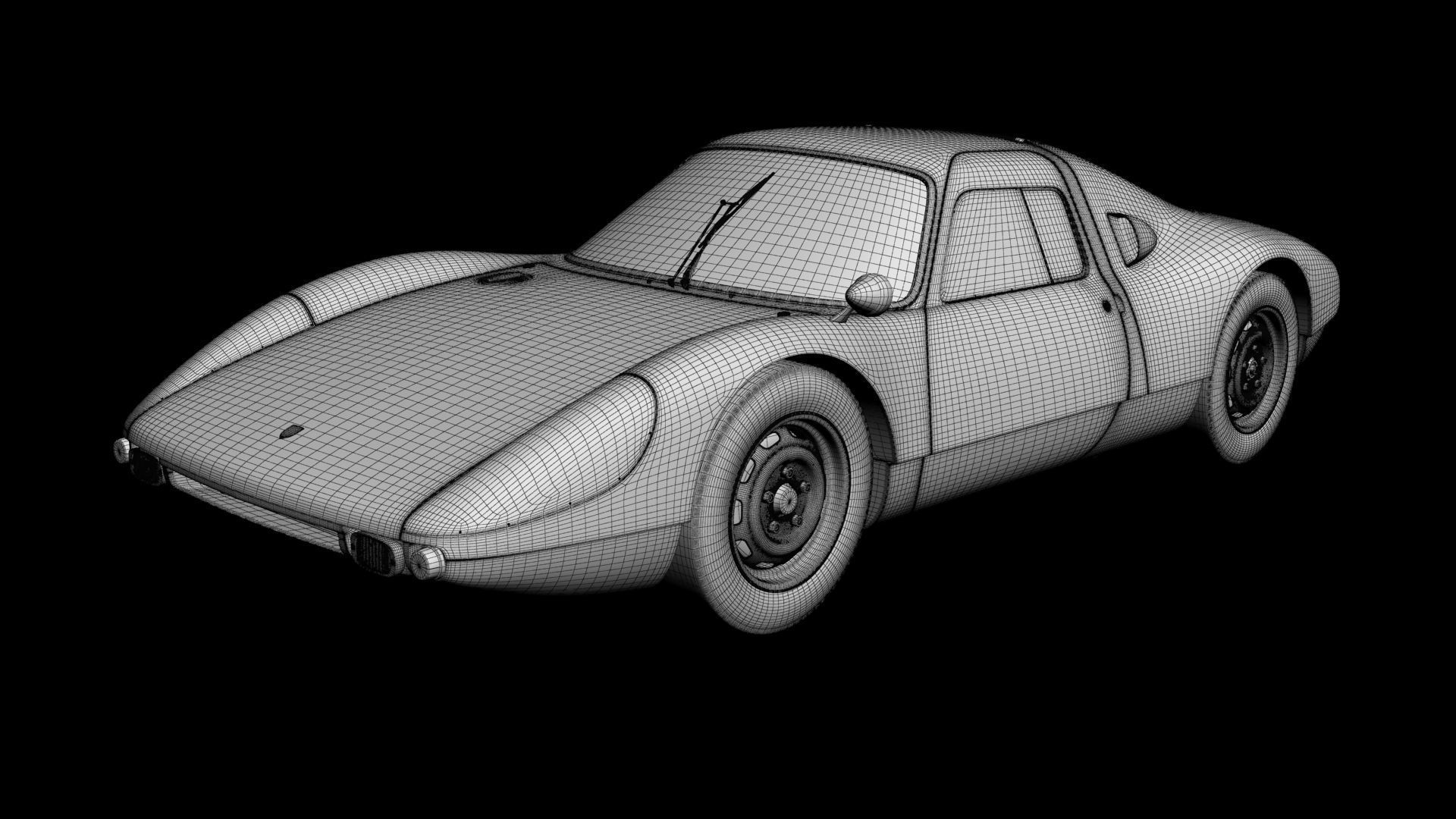 Porsche 904 GTS 3D model_14