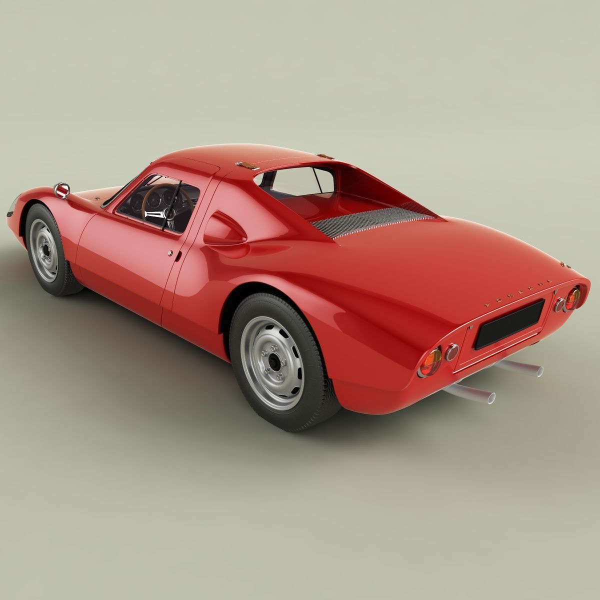 Porsche 904 GTS 3D model_7