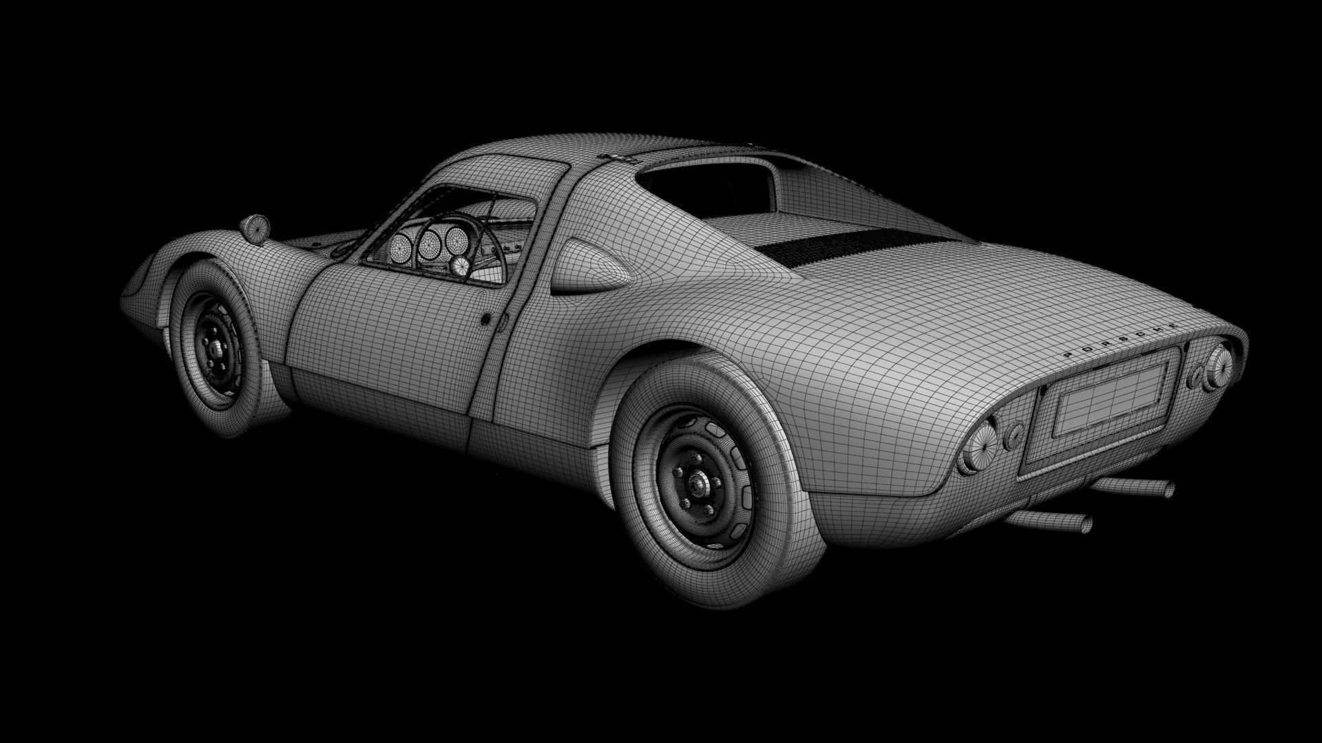 Porsche 904 GTS 3D model_16