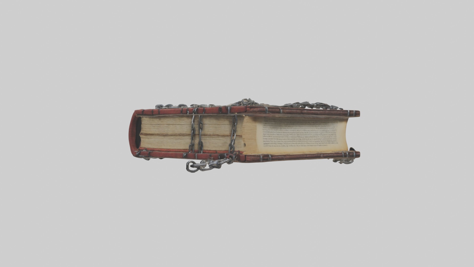 Chainedbook Model 1 Low-poly 3D model_4