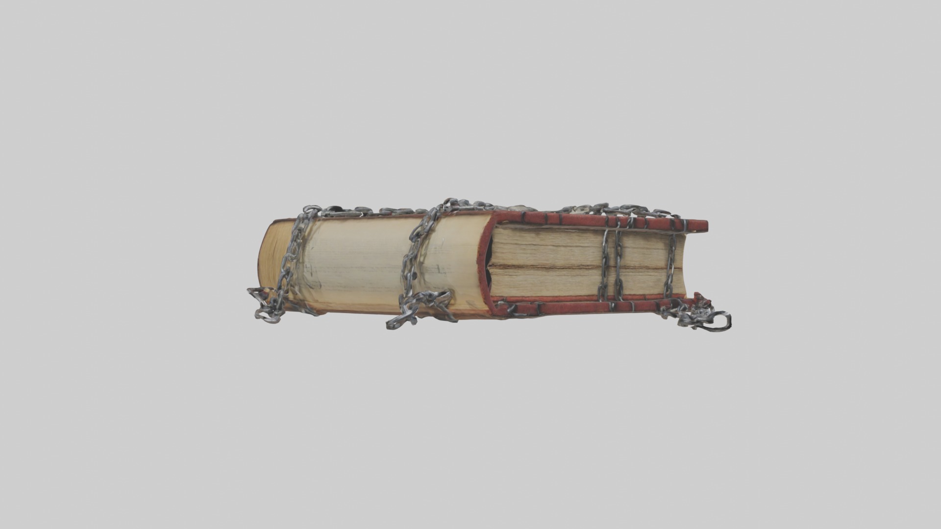 Chainedbook Model 1 Low-poly 3D model_5