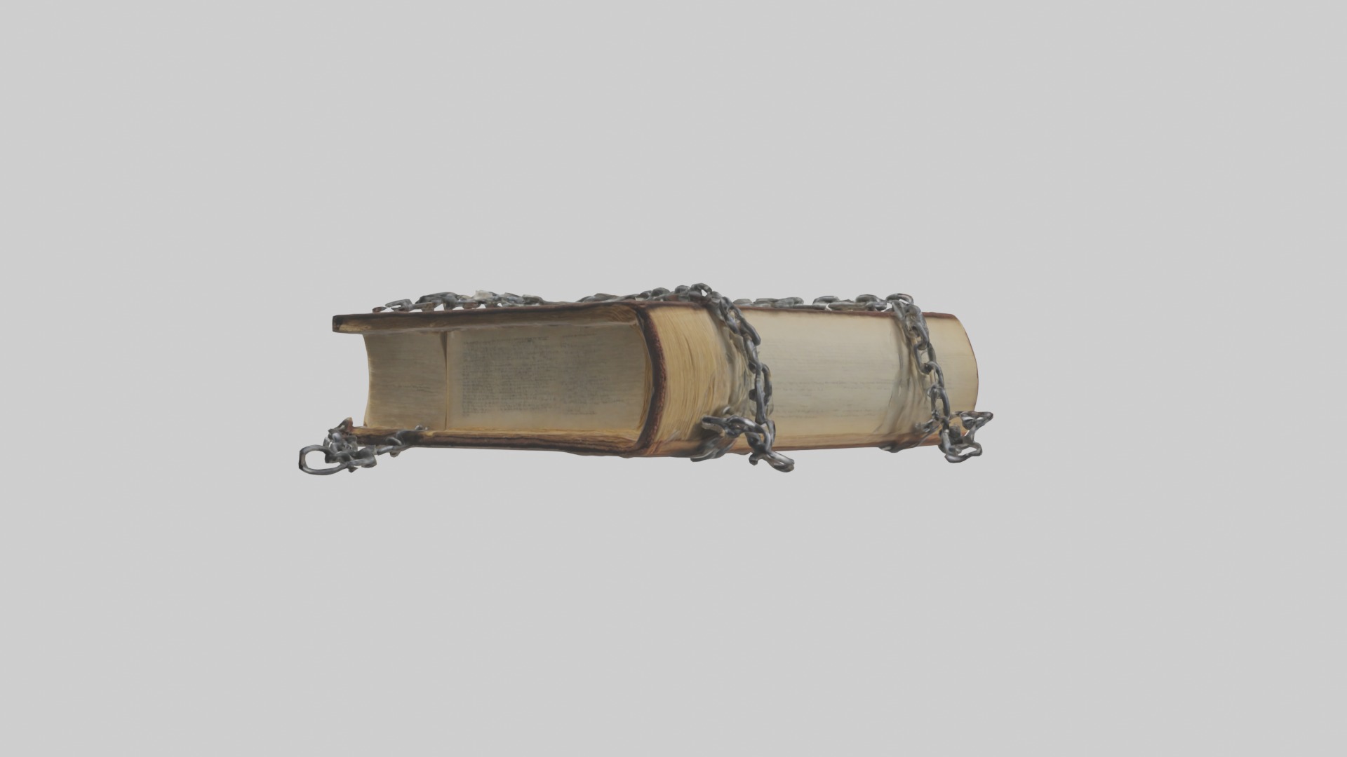 Chainedbook Model 1 Low-poly 3D model_2