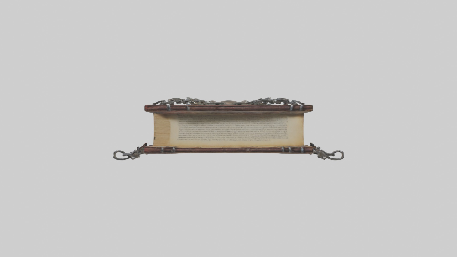 Chainedbook Model 1 Low-poly 3D model_6