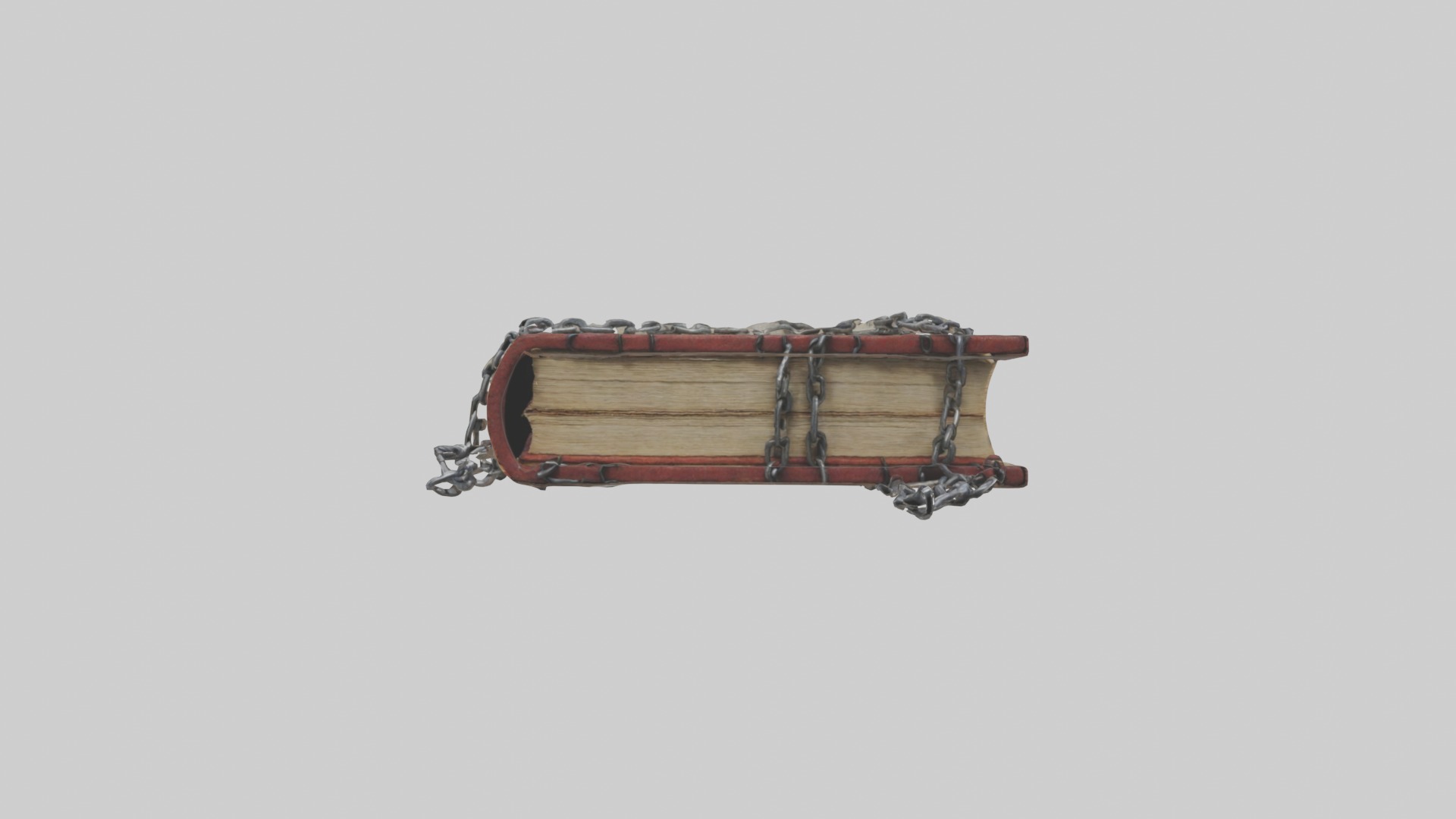 Chainedbook Model 1 Low-poly 3D model_3