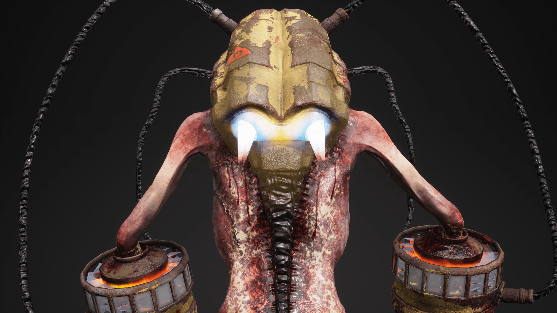 Sci-fi Cyber Victim 7 Low-poly 3D model_20