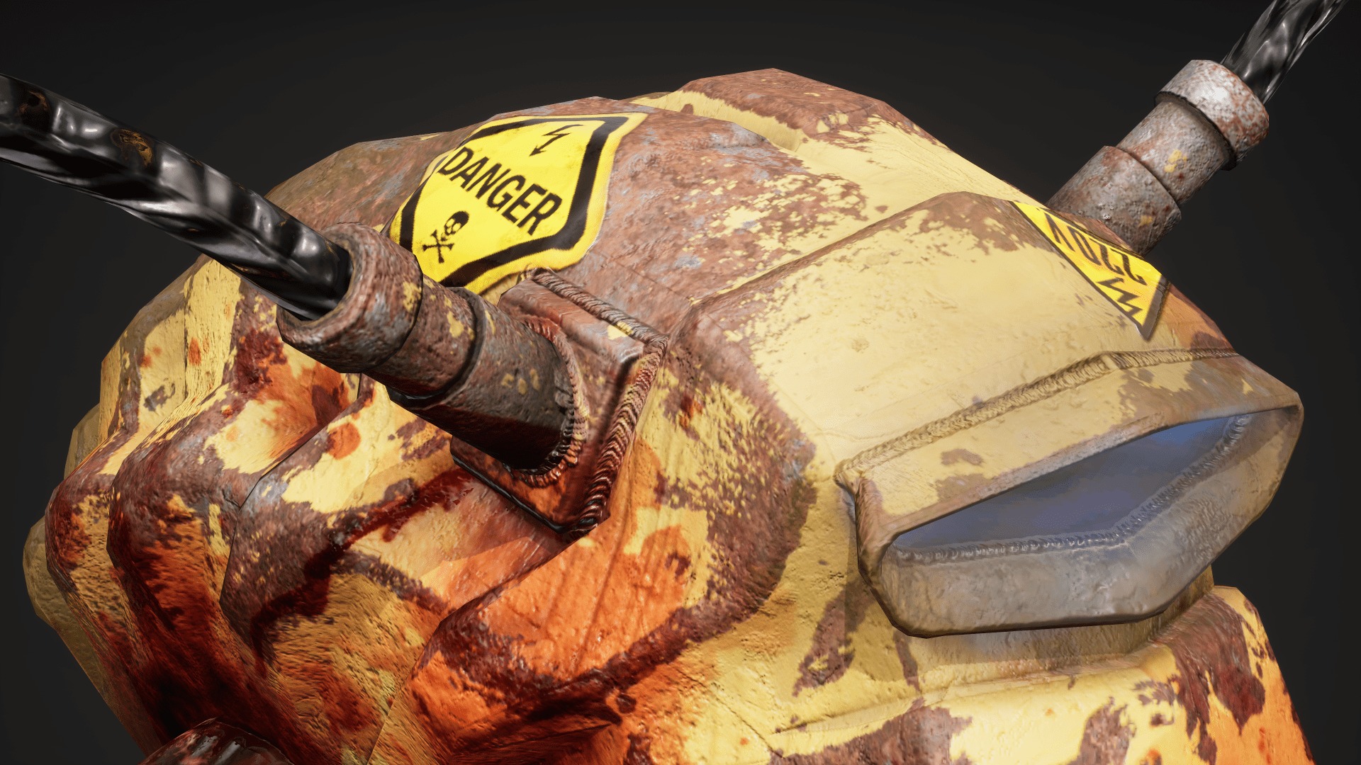 Sci-fi Cyber Victim 7 Low-poly 3D model_16