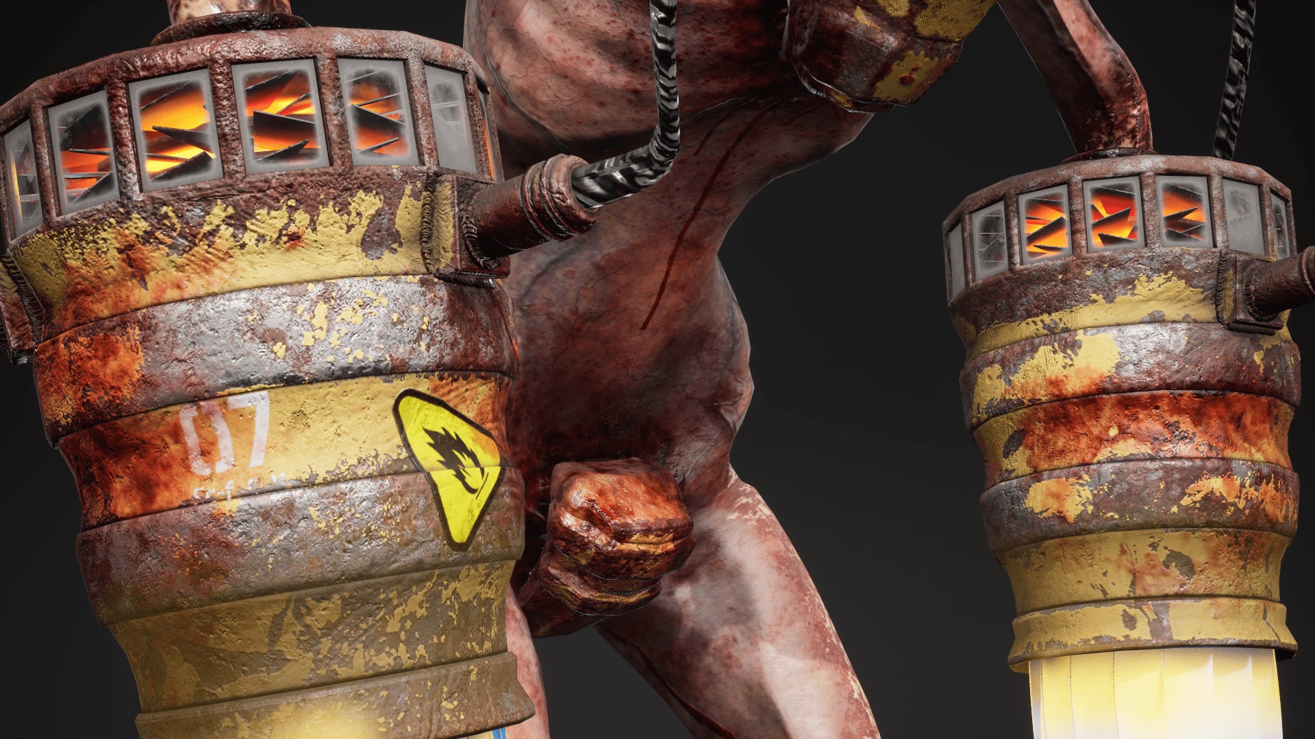 Sci-fi Cyber Victim 7 Low-poly 3D model_17