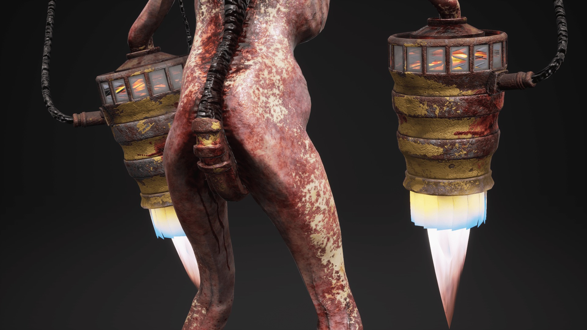 Sci-fi Cyber Victim 7 Low-poly 3D model_18