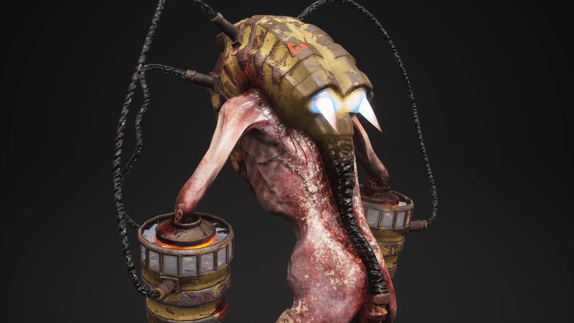 Sci-fi Cyber Victim 7 Low-poly 3D model_12