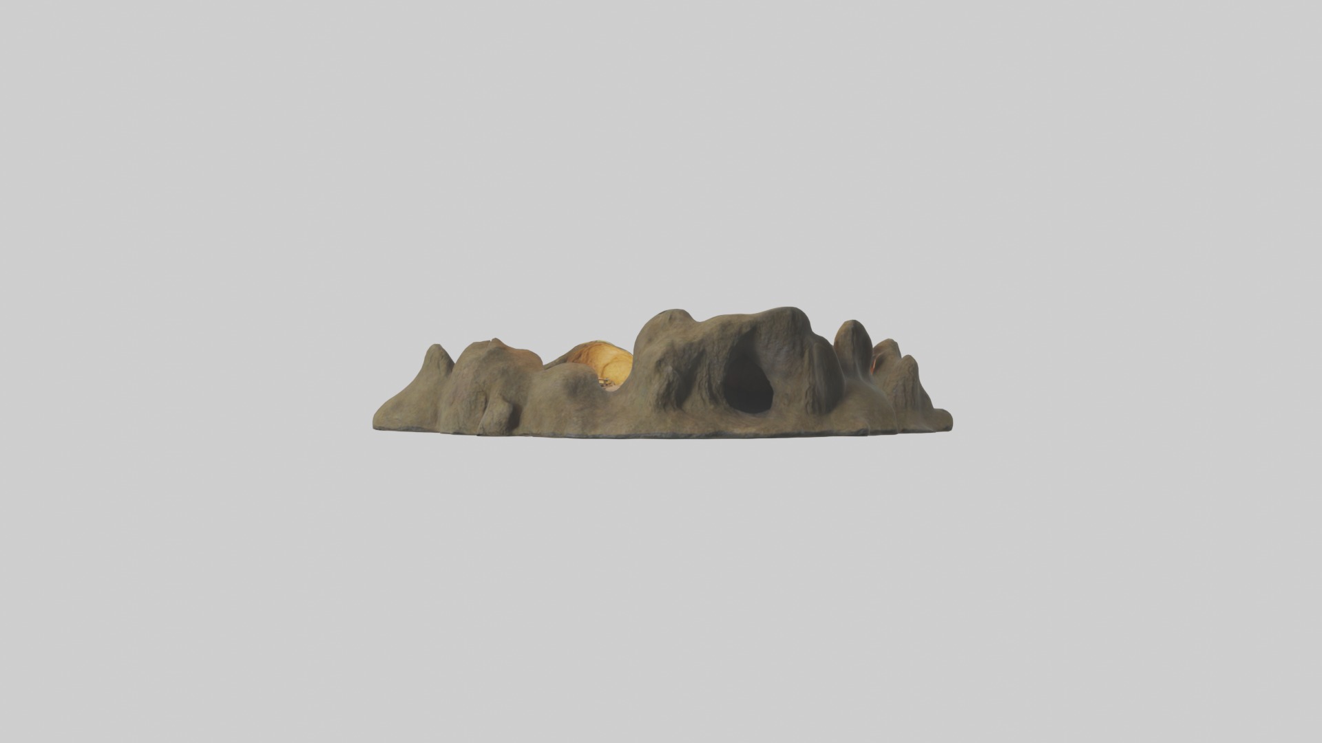 Cave Model 1 Low-poly 3D model_3